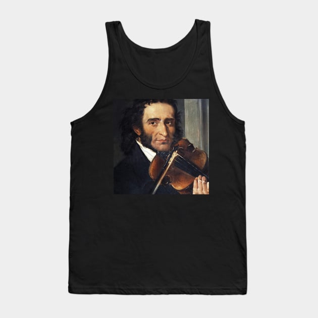 Niccolò Paganini Tank Top by Rosettemusicandguitar